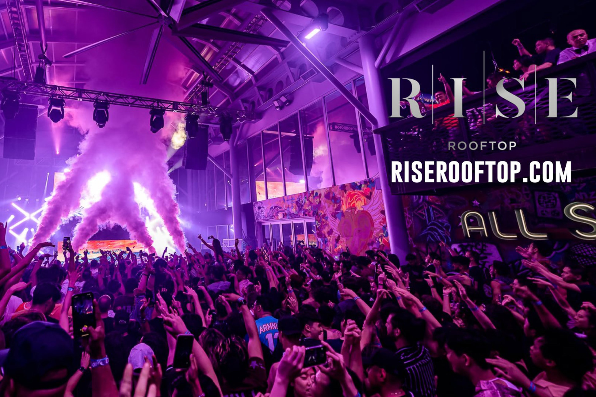 RISE ROOFTOP MUSIC HALL Houston Diwali